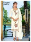 Crystal By Banwery Blooming Vichitra Kurti With Bottom Dupatta
